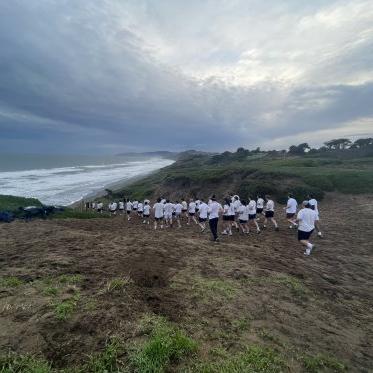 Men's Rugby Training on the Beach